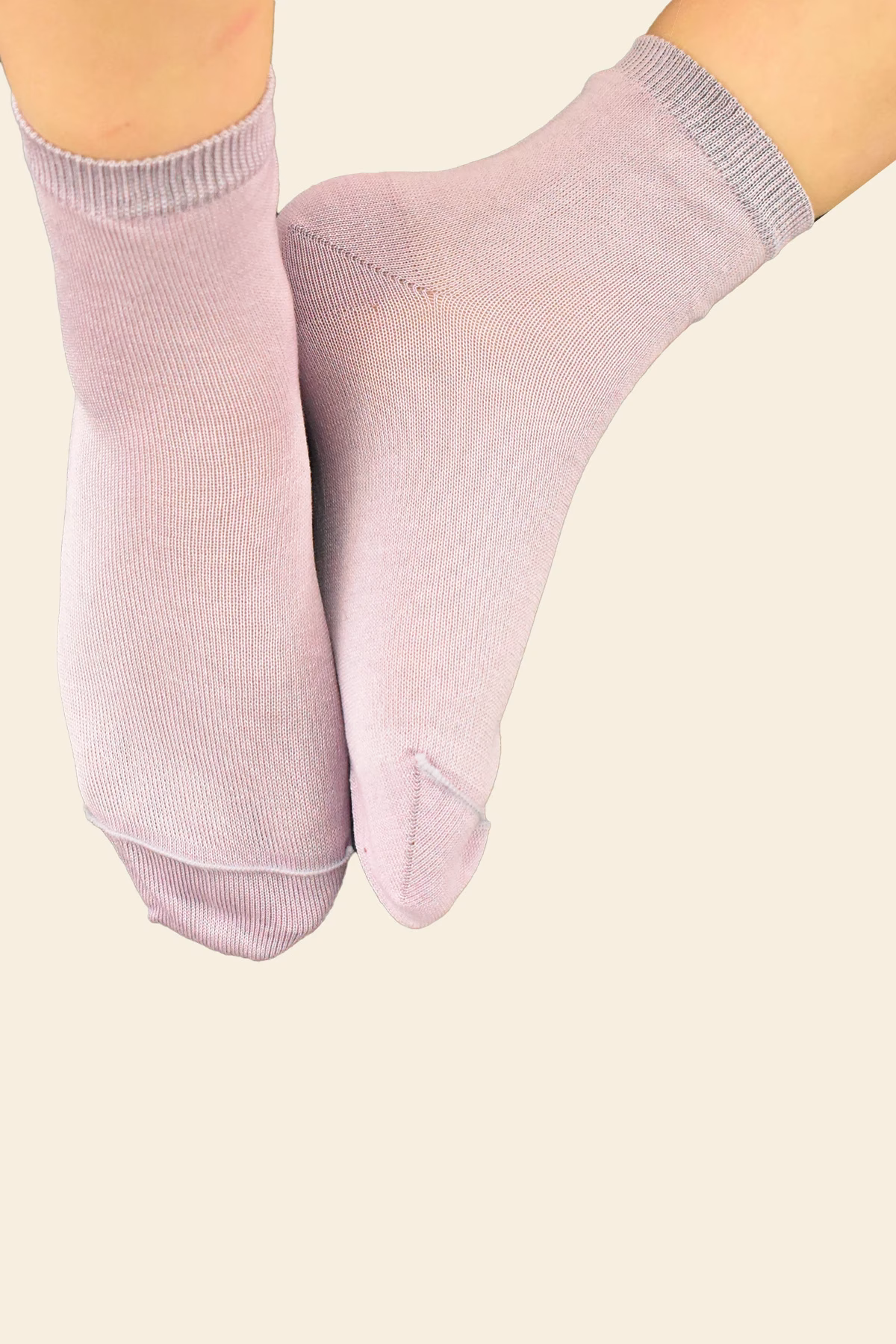 calza corta bimba glicine