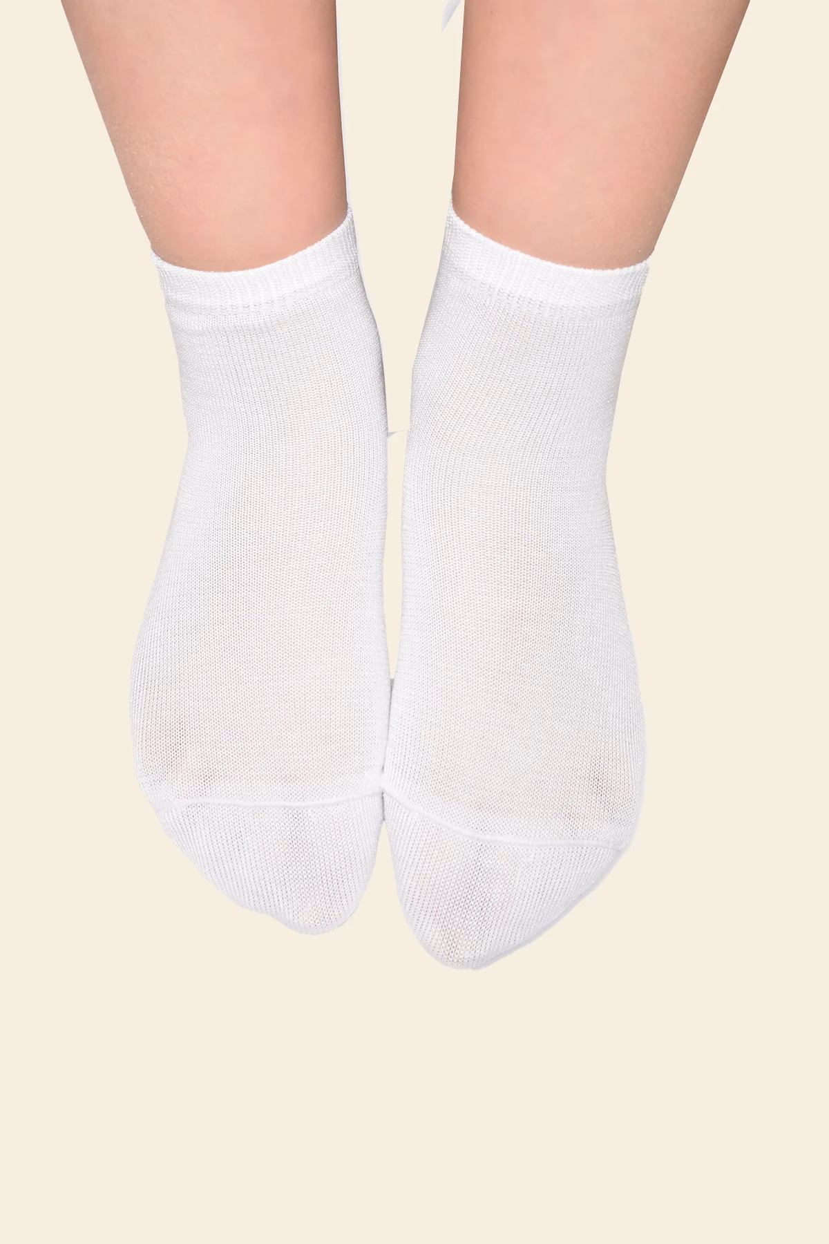 calza corta bimbo bianco