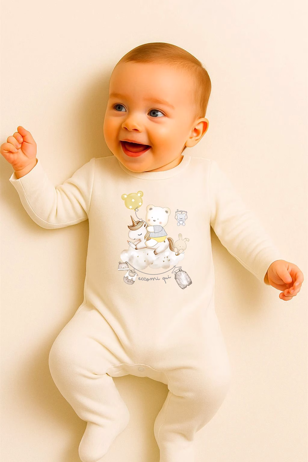 tutina unisex neonato ciniglia