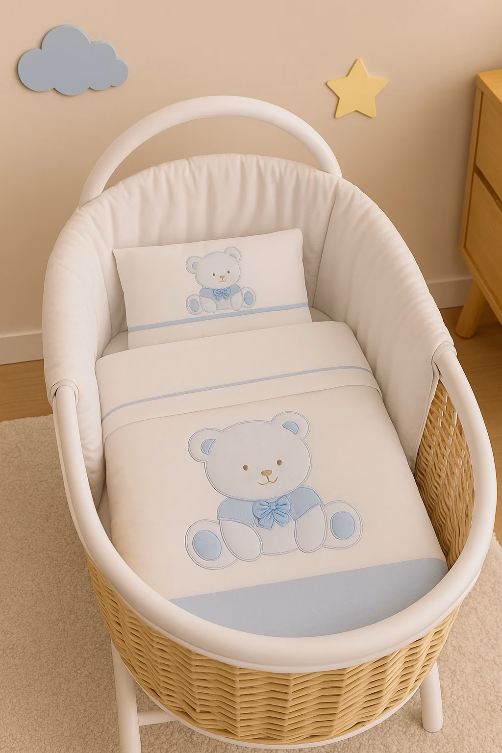 coordinato culla neonato cielo